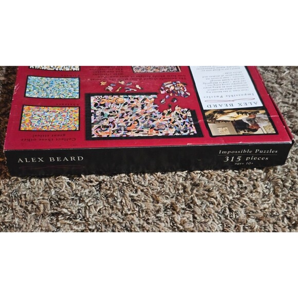 ALEX BEARD - Impossible Puzzles - 315 Pieces With Poster - Super Fun Fast Ship - Picture 3 of 7